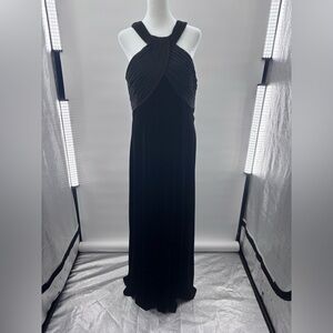 Alex Evenings Black Strapless Dress